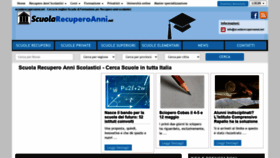 What Scuolarecuperoanni.net website looked like in 2020 (3 years ago)