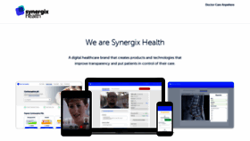 What Synergixhealth.com website looked like in 2020 (4 years ago)