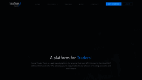 What Socialtradertools.com website looked like in 2020 (4 years ago)