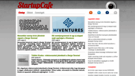 What Startupcafe.hu website looked like in 2020 (3 years ago)