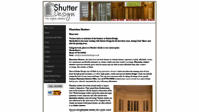 What Shutterdesign.co.uk website looked like in 2020 (3 years ago)
