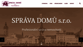 What Sdcb.cz website looked like in 2020 (4 years ago)