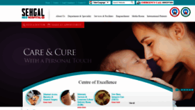What Sehgalneohospital.com website looked like in 2020 (4 years ago)