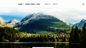 What Slovakation.com website looked like in 2020 (3 years ago)
