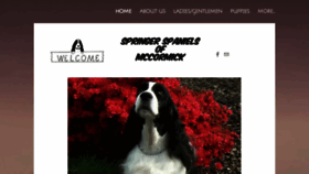 What Springerspanielsofmccormick.com website looked like in 2020 (4 years ago)