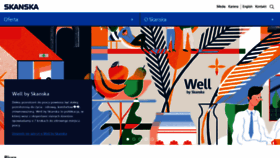 What Skanska.pl website looked like in 2020 (3 years ago)