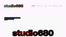 What Studio680design.com website looked like in 2020 (3 years ago)