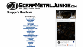 What Scrapmetaljunkie.com website looked like in 2020 (3 years ago)