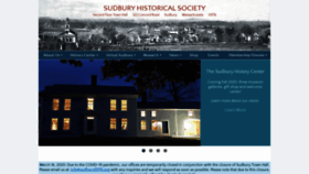 What Sudbury01776.org website looked like in 2020 (3 years ago)