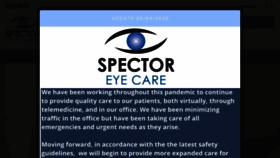 What Spectoreye.com website looked like in 2020 (4 years ago)