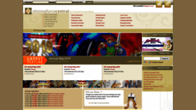 What Shiningforcecentral.com website looked like in 2020 (3 years ago)