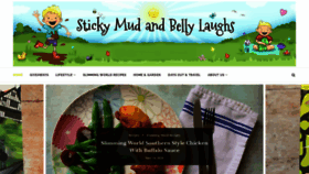 What Stickymudandbellylaughs.com website looked like in 2020 (4 years ago)