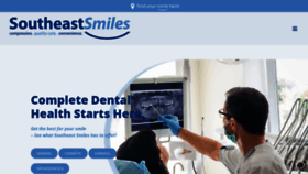 What Southeastsmiles.com website looked like in 2020 (3 years ago)
