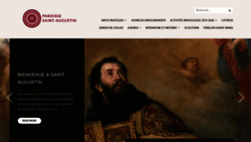 What Saintaugustin.net website looked like in 2020 (4 years ago)