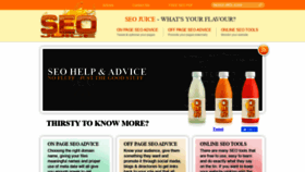 What Seo-juice.co.uk website looked like in 2020 (4 years ago)