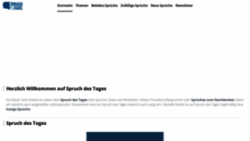 What Spruch-des-tages.org website looked like in 2020 (3 years ago)
