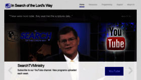 What Searchtv.org website looked like in 2020 (3 years ago)