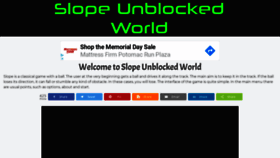 What Slopeunblockedworld.com website looked like in 2020 (3 years ago)