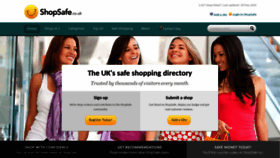 What Shopsafe.co.uk website looked like in 2020 (3 years ago)