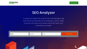 What Seo-analyzer.co website looked like in 2020 (3 years ago)