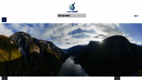 What Sognefjord.no website looked like in 2020 (3 years ago)