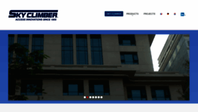 What Skyclimber.be website looked like in 2020 (3 years ago)