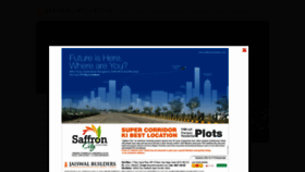 What Saffroncityindore.com website looked like in 2020 (3 years ago)