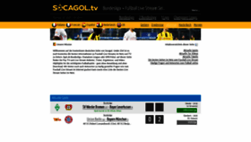 What Socagol.tv website looked like in 2020 (5 years ago)