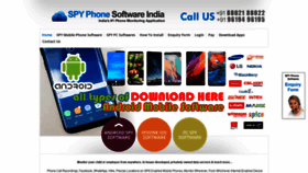 What Spyphonesoftwareindia.com website looked like in 2020 (3 years ago)