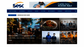 What Sesc.ms website looked like in 2020 (4 years ago)