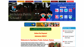 What Spsrohini.com website looked like in 2020 (3 years ago)