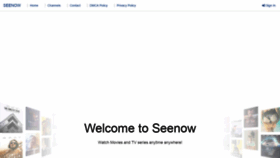 What Seenow.tv website looked like in 2020 (4 years ago)