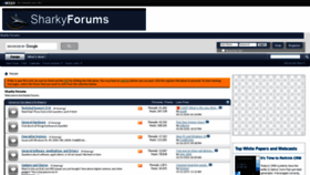 What Sharkyforums.com website looked like in 2020 (3 years ago)