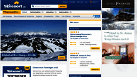 What Skiresort.de website looked like in 2020 (3 years ago)