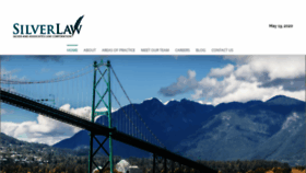 What Silverlaw.ca website looked like in 2020 (4 years ago)