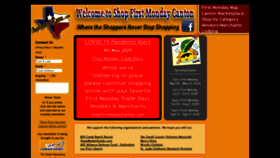 What Shopfirstmondaycanton.com website looked like in 2020 (3 years ago)