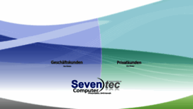 What Seventec.de website looked like in 2020 (4 years ago)