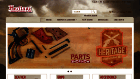 What Shopheritagemfg.com website looked like in 2020 (3 years ago)