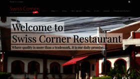 What Swisscorner-restaurant.com website looked like in 2020 (3 years ago)