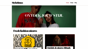 What Styletimes.nl website looked like in 2020 (3 years ago)