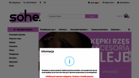 What Sohe.pl website looked like in 2020 (3 years ago)