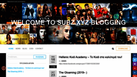 What Subz.xyz website looked like in 2020 (3 years ago)