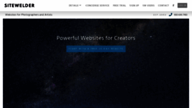 What Sitewelder.com website looked like in 2020 (3 years ago)