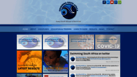What Swimsa.org website looked like in 2020 (3 years ago)