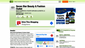 What Seven-star-beauty-fashion-outlet.hub.biz website looked like in 2020 (4 years ago)