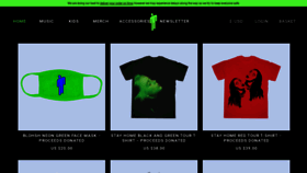 What Shopuk.billieeilish.com website looked like in 2020 (3 years ago)
