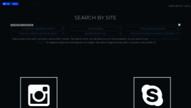 What Searchbysite.com website looked like in 2020 (3 years ago)