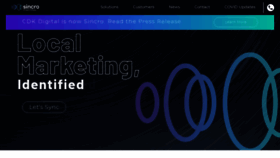 What Sincrodigital.com website looked like in 2020 (3 years ago)