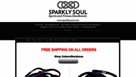 What Sparklysoul.com website looked like in 2020 (3 years ago)