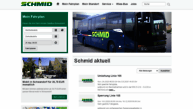What Schmid-bus.de website looked like in 2020 (4 years ago)